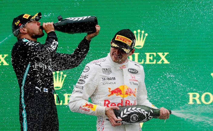 Verstappen: İkinci olduğum için mutluyum