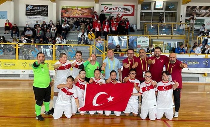 Down Sendromlular Futsal Milli Takımı Avrupa Şampiyonu oldu