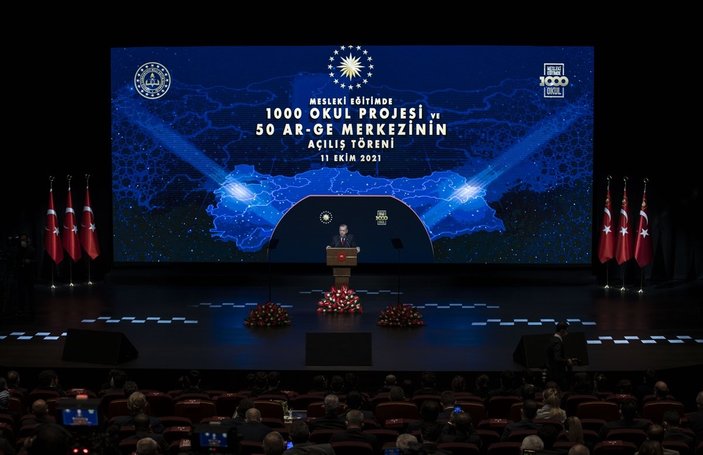 Cumhurbaşkanı Erdoğan, Beştepe'deki açılış töreninde