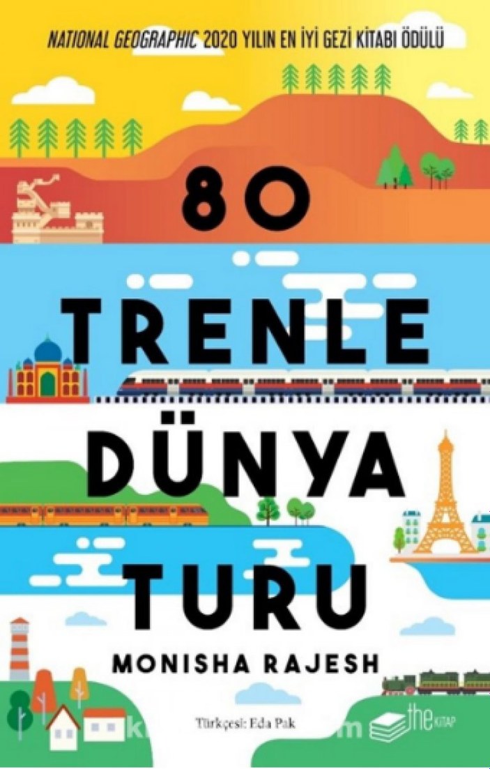 Monisha Rajesh'ın 80 Trenle Dünya Turu kitabı
