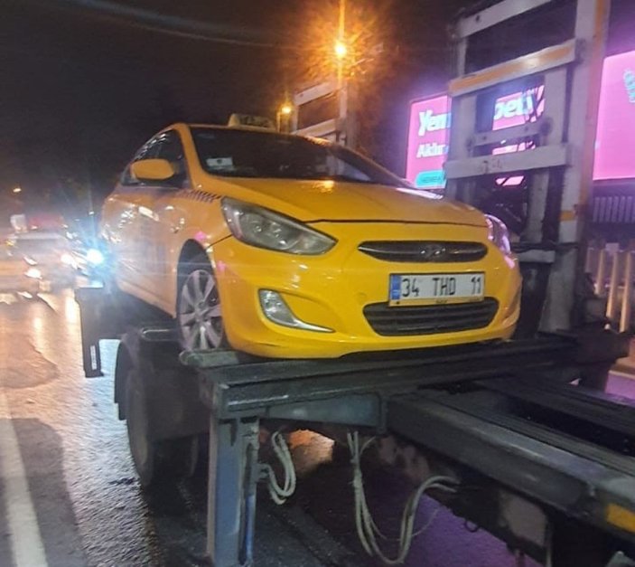 İstanbul'da müşteri kabul etmeyen taksicilere ceza kesildi