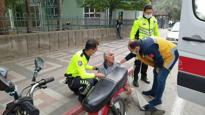 Bursa’da, trafik cezasını duyan adam baygınlık geçirdi