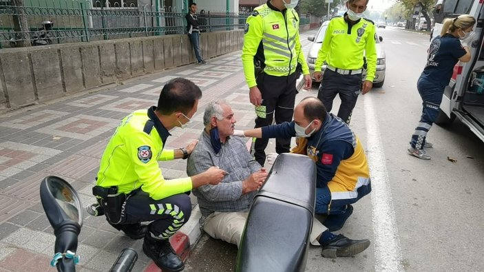 Bursa’da, trafik cezasını duyan adam baygınlık geçirdi