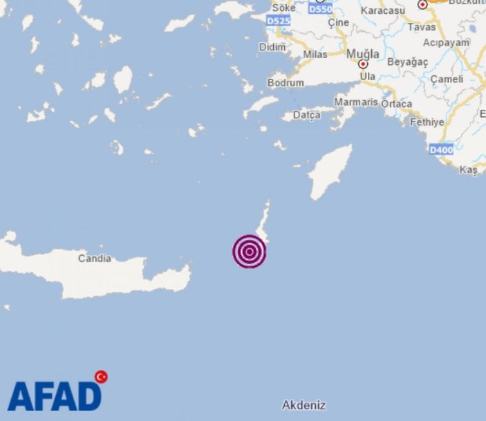 Yunanistan'ın Girit Adası'nda 6.3 büyüklüğünde deprem