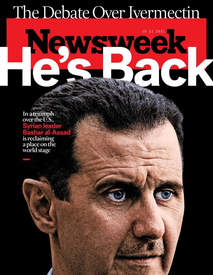 ABD dergisinin Esad'lı kapağı: Geri döndü