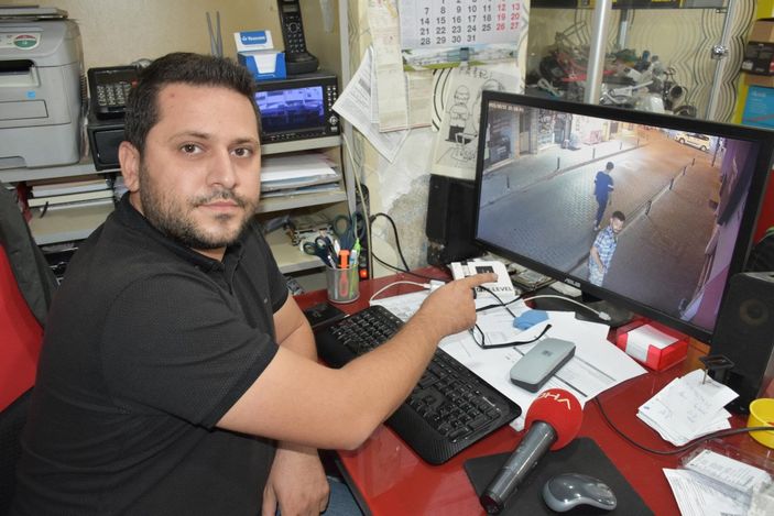 i Muğla’da, dükkanın önündeki mama kaplarını çaldı