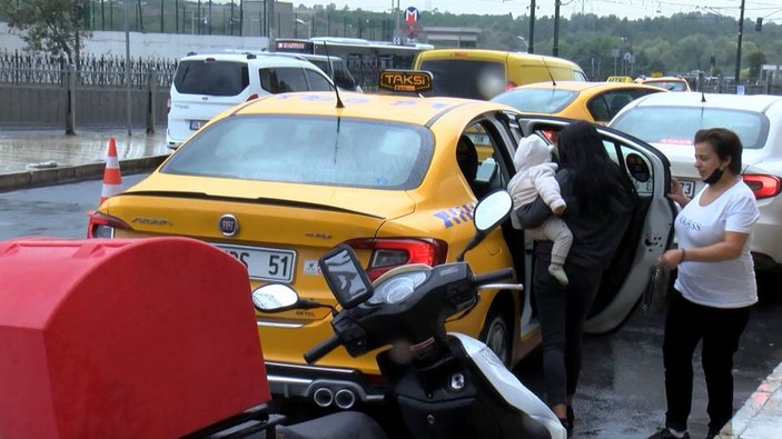 Gaziosmanpaşa’da taksi, bekleyen yolcuyu değil Arap turistleri aldı