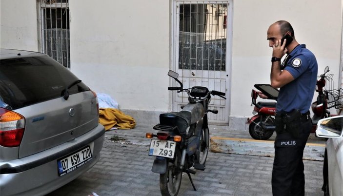 Antalya'da acemi motosiklet hırsızının kaçışı kısa sürdü
