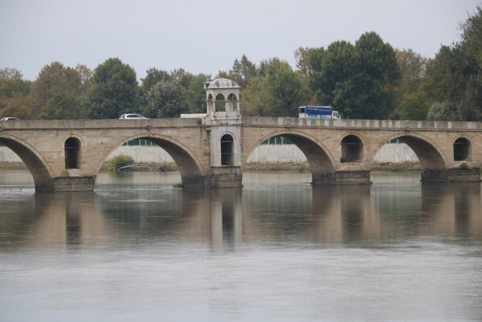 Edirne'de nehirlerde su taşkını yaşandı