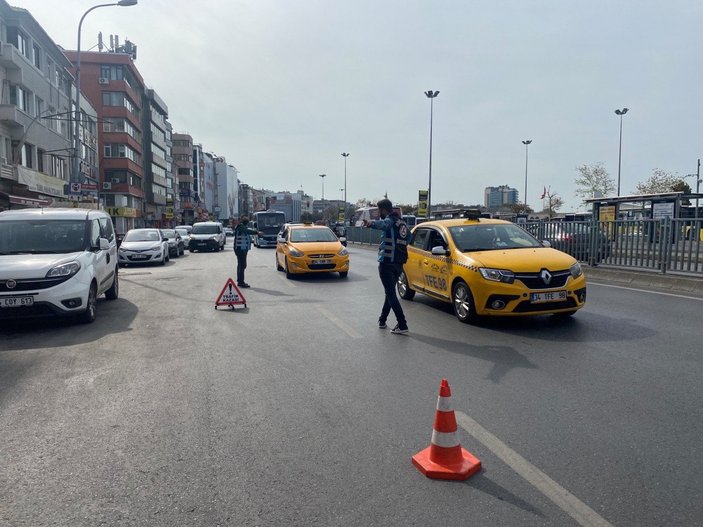 Kadıköy'de taksilere yönelik denetim yapıldı