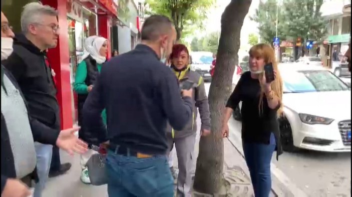 Eskişehir’de sokak ortasında kadını darbetti, vatandaşlarla tartıştı