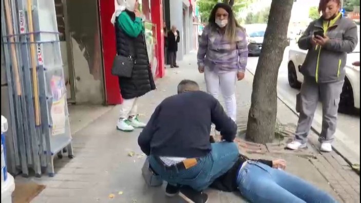 Eskişehir’de sokak ortasında kadını darbetti, vatandaşlarla tartıştı