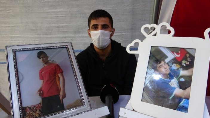 Diyarbakır'da nöbete katılan ağabey: Kardeşimi HDP kaçırdı