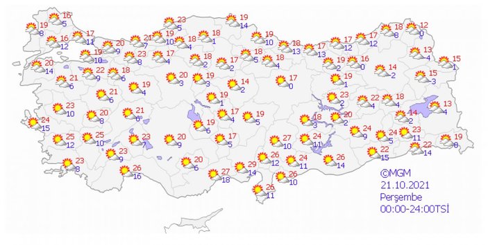 Meteoroloji 47 il için sağanak yağış uyarısında bulundu