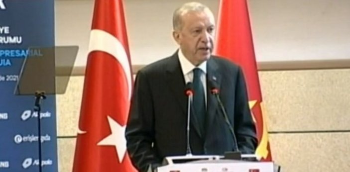 Cumhurbaşkanı Erdoğan Türkiye-Angola İş Forumu'nda