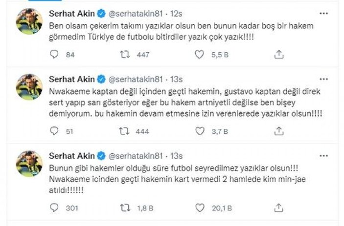 Serhat Akın: Fenerbahçe sahadan çekilmeliydi