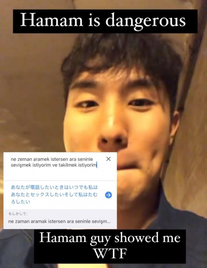 Hamama giden Japon YouTuber'a taciz