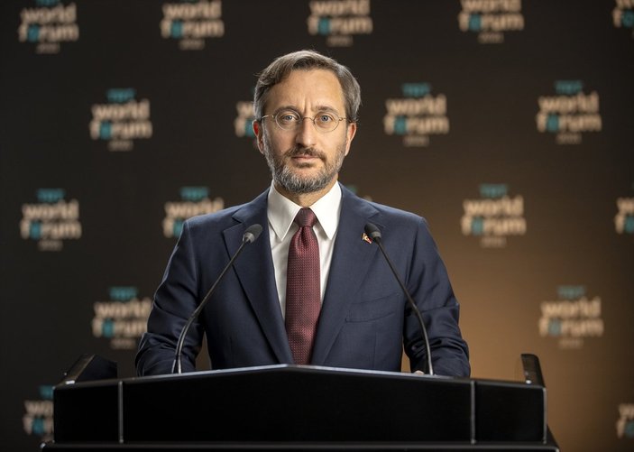 İletişim Başkanı Fahrettin Altun, TRT World Forum 2021 programının açılışında konuştu