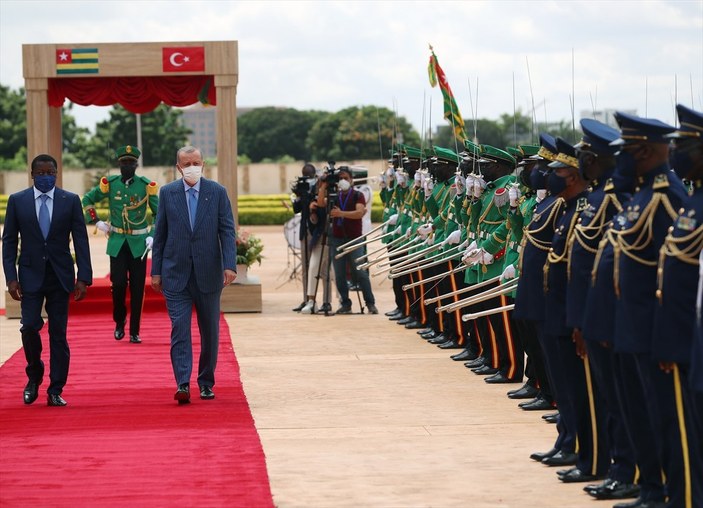 Cumhurbaşkanı Erdoğan Togo'da