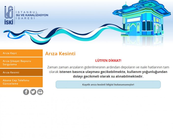 İstanbul'da sular ne zaman gelecek? 19 Ekim 2021 İSKİ su kesintisi ve arıza sorgulama