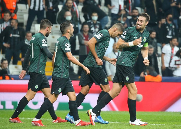 Beşiktaş, Sporting Lizbon'a mağlup oldu