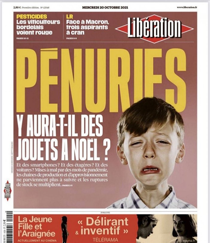 Fransa'da kıtlık korkusu manşetlere taşındı