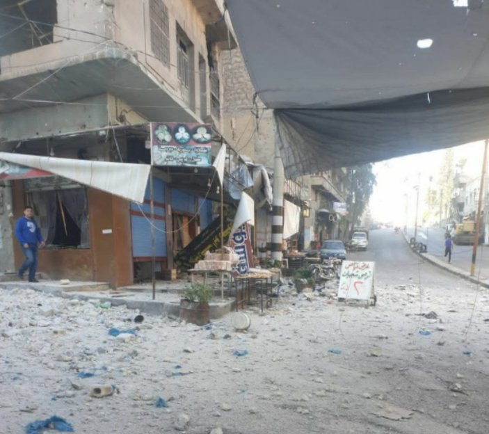 İdlib'de pazar yerine saldırı: Ölü ve yaralılar var