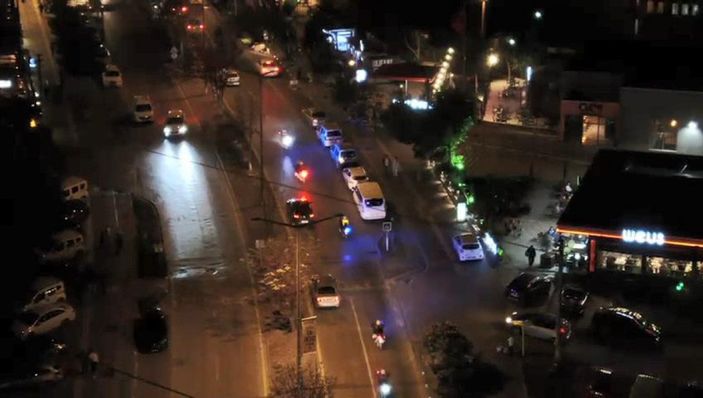 d Bursa'da 300 polis ve drone ile asayiş uygulaması yapıldı