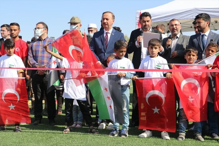 Türkiye’nin desteği ile Tel Abyad ve Rasulayn’da gençlik ve spor merkezleri açıldı