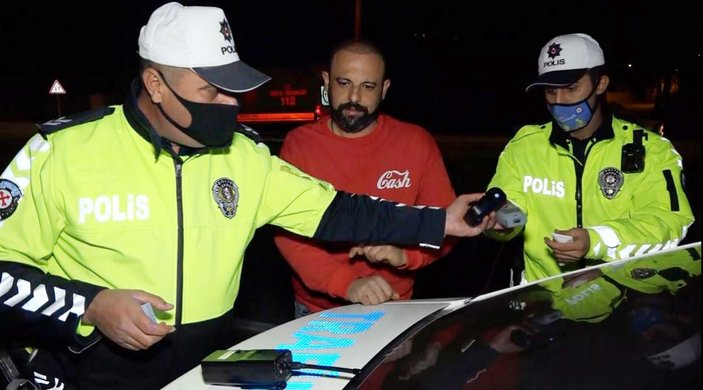 Aksaray'da kaza yapan sürücü, polislere çok mu içtim diye sordu