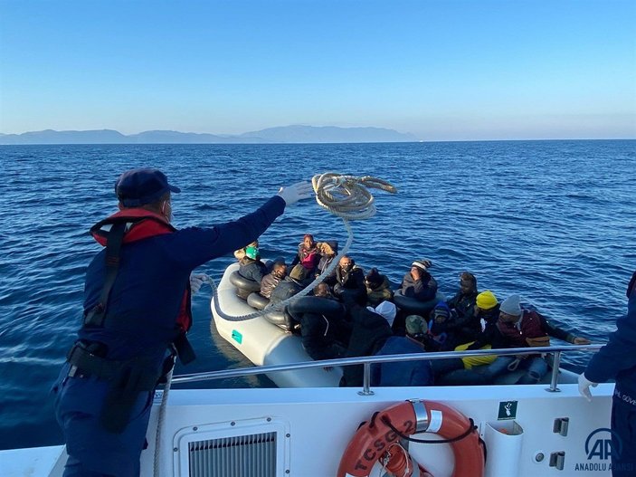 Aydın'da 79 kaçak göçmen kurtarıldı