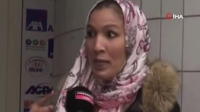 Fransa'nın İslam düşmanı siyasetçisinden 'başörtüsü çıkartma şovu'