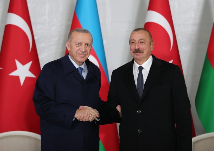 Aliyev'den Cumhurbaşkanı Erdoğan'a 29 Ekim mesajı