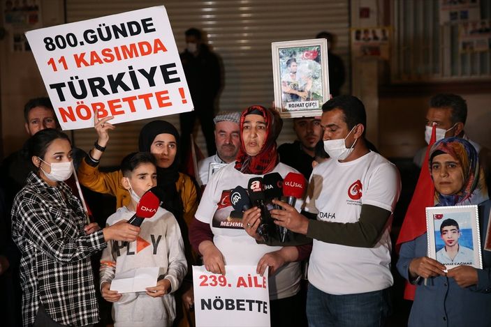 Diyarbakır'daki evlat nöbetindeki aile sayısı 238 oldu