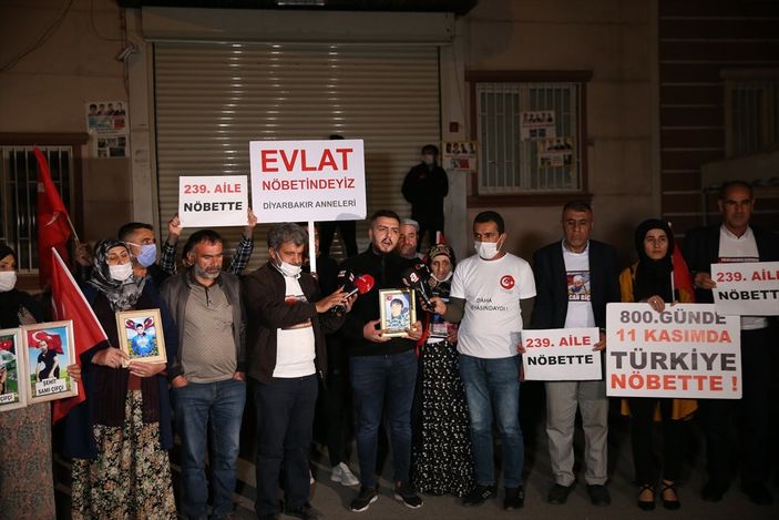 Diyarbakır'daki evlat nöbetindeki aile sayısı 238 oldu