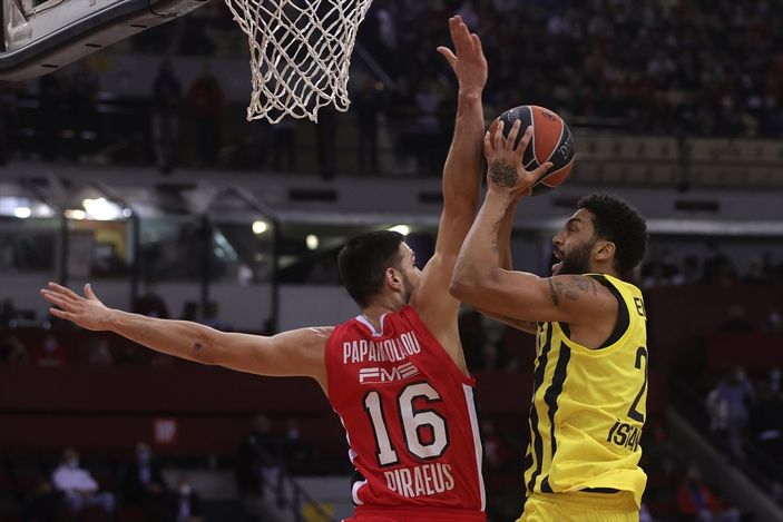 a Fenerbahçe EuroLeague'de Olympiakos'a yenildi