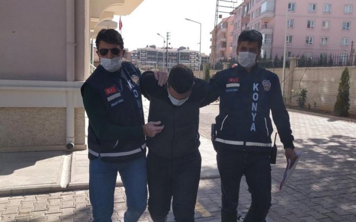 Konya'da kapıcıyı öldüren zanlı tutuklandı