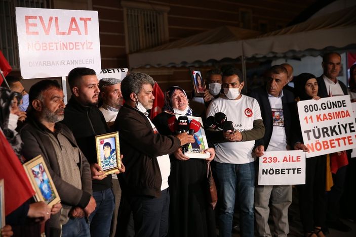 Diyarbakır'daki evlat nöbetindeki aile sayısı 238 oldu