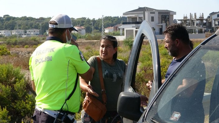 Antalya’da alkollü eşini kurtarmak için, kazayı kendisinin yaptığını söyledi