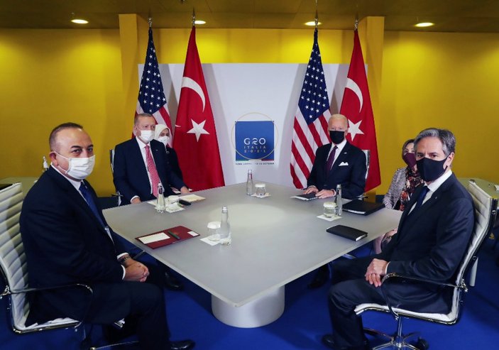 Cumhurbaşkanı Erdoğan'ın Biden ile görüşmesi sona erdi