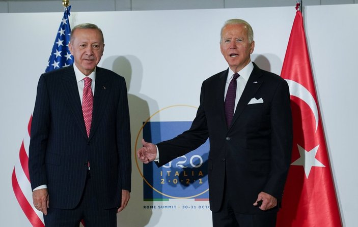 Cumhurbaşkanı Erdoğan'ın Biden ile görüşmesi sona erdi