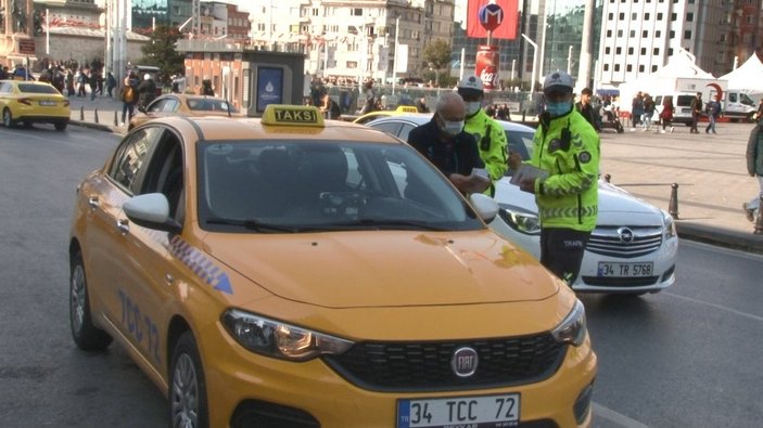 İstanbul'da ceza yazılan taksiciden polise: Hakkımı helal etmiyorum