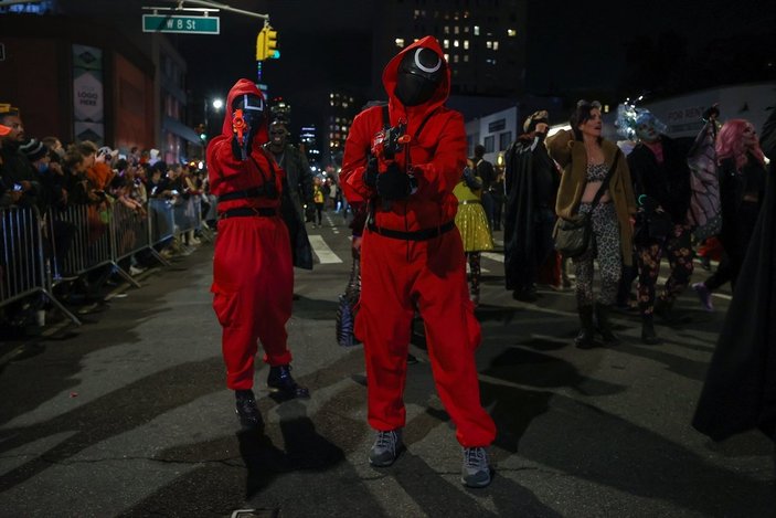 New York'ta Cadılar Bayramı'na özel yürüyüş düzenlendi