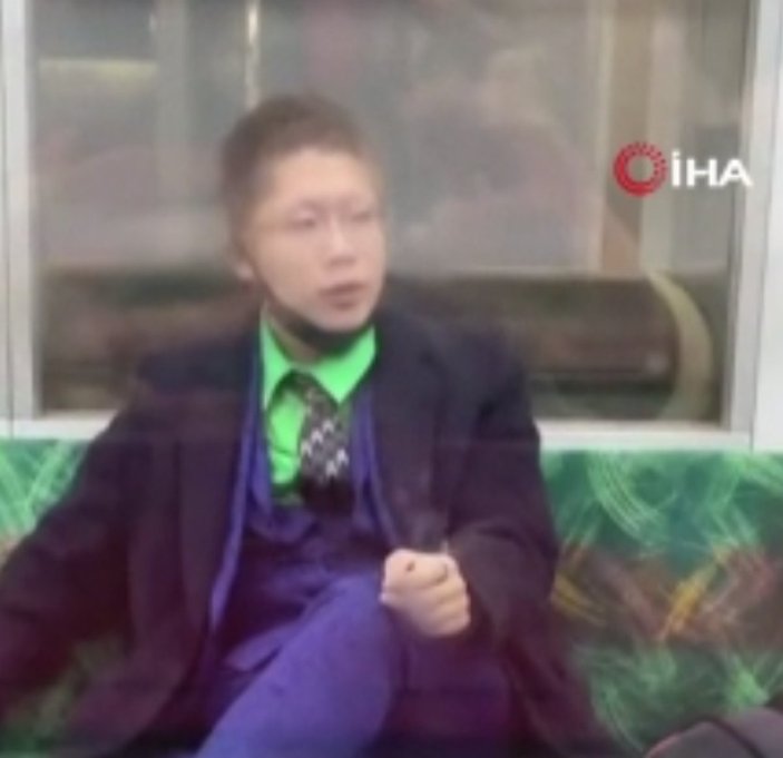 Japonya'daki tren saldırısı faili: Joker'den etkilendim