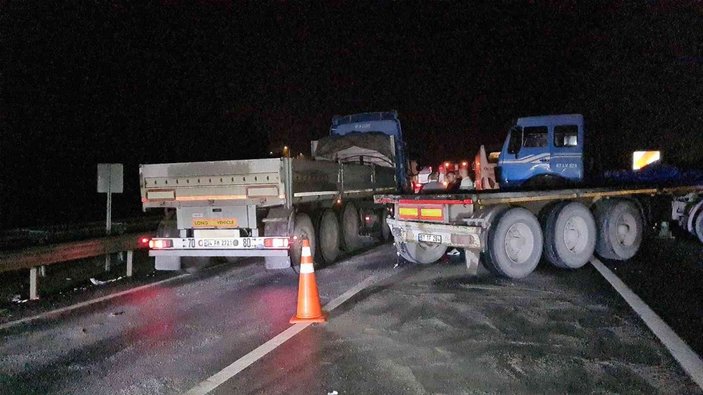 Zonguldak'ta yola dökülen mazot 4 ayrı kazaya neden oldu