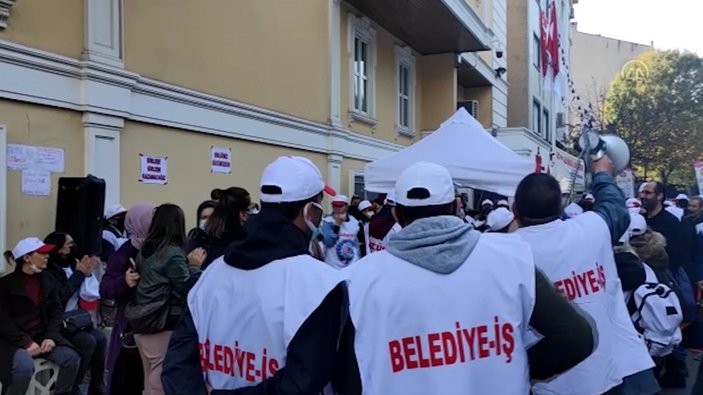 Bakırköy Belediyesi işçilerinin grevi 9’uncu gününde