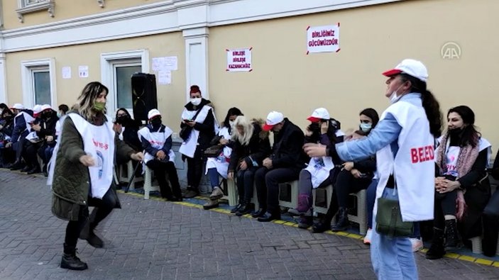 Bakırköy Belediyesi işçilerinin grevi 9’uncu gününde