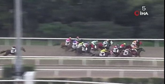 Japonya’daki yarış atının tekerleme gibi ismi, spikere zor anlar yaşattı