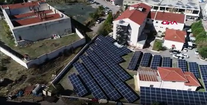 Denizli'de, enerjisini güneşten alan hastane kendi ihtiyacını karşılıyor