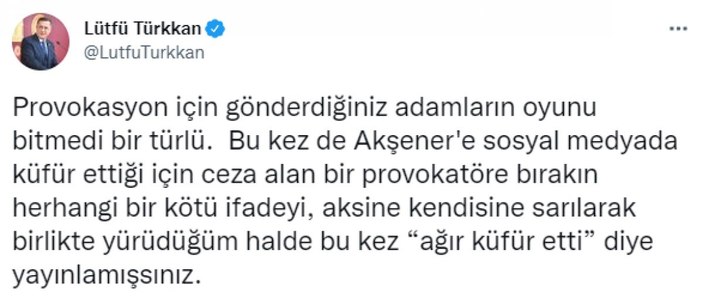 Lütfü Türkkan, şehit ağabeyine küfrettiği görüntüleri inkar etti